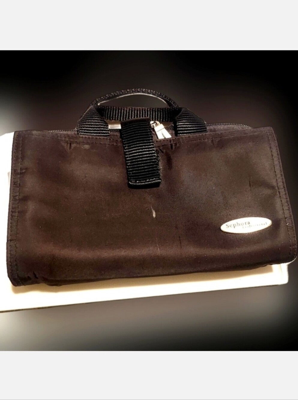 NEW! SMALL SEPHORA PROFESSIONAL MULTI-ZIPPER POUCH COSMETICS BAG!